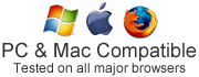 Compatible with all major browsers