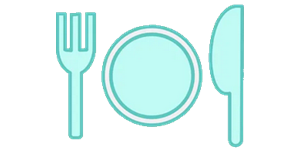 Fork Knife and Plate Icon