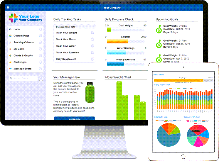 AddDietTracking.com Screenshot